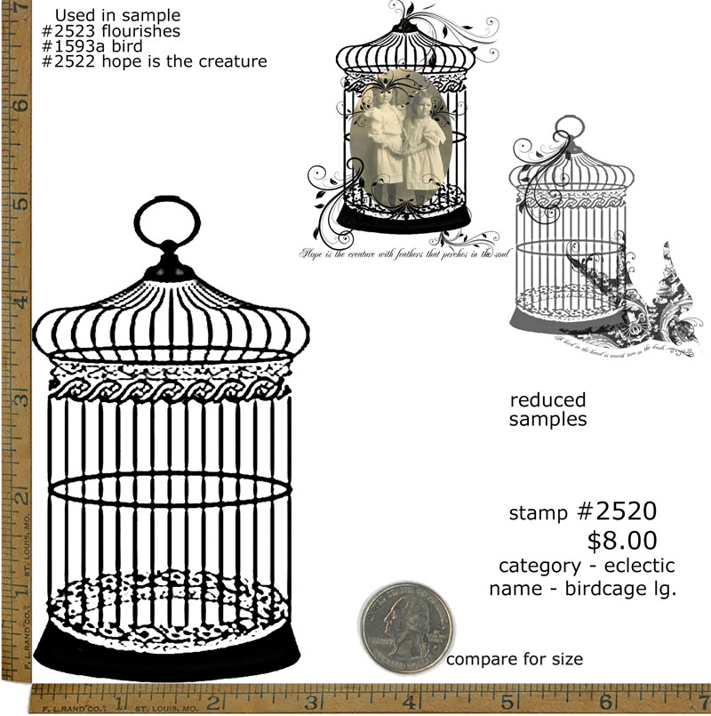 #2520 - Birdcage Lg. - Eclectic